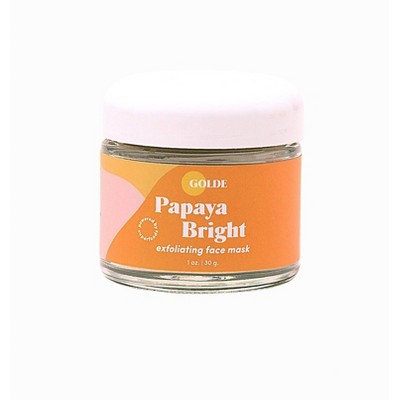 Golde Papaya Bright Superfood Face Mask - 1oz