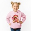 Valentine Teddy Bear Beanie - Toddler Hoodie - 3 of 4