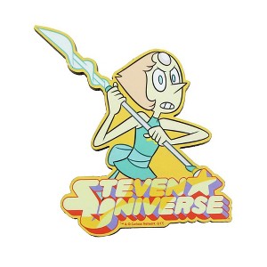 Aquarius Puzzles Steven Universe Crystal Gem Pearl 3" Funky Chunky Wood Magnet - 1 of 4