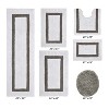 Hotel Bath Rug 100% Premium Cotton Tufted Weave Two Tone Reversible 6 Piece Bathroom Rug Set, Super Soft & Water Absorbent, Machine Washable Bathmat - 2 of 4