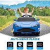 12V Aston Martin Licensed Kids Ride On Sports Car, Remote Control, LED Lights, Music, Soft Start, Battery-Powered - 4 of 4