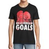 Seven Times Six Child's Play T-Shirt Men's Relationship Goals Short Sleeve Tee Black - 4 of 4