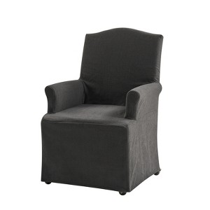 Arnold dining chair with roll arms|ARTFUL LIVING DESIGN - 1 of 4