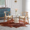 FONTOI Accent Chairs, Compact Chairs with Hardback, Minimalist Chair Set for Small Areas, 2PCS, Beige, 53.5"*76.5"*53.5" - 4 of 4