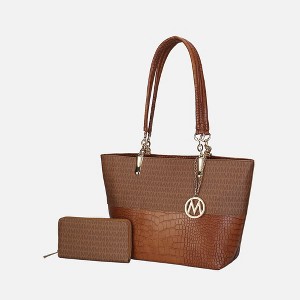 MKF Collection Sasha Tote Women’s Vegan Leather Spacious Interior Handbag by Mia K - 1 of 4