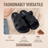 CUSHIONAIRE Orbit Waterproof EVA Womens Sandals -Comfortable Summer Slip On Slides for Women with Adjustable Buckle Strap - 3 of 4