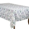 Saro Lifestyle Chic Tablecloth With Lavender Design - image 3 of 4