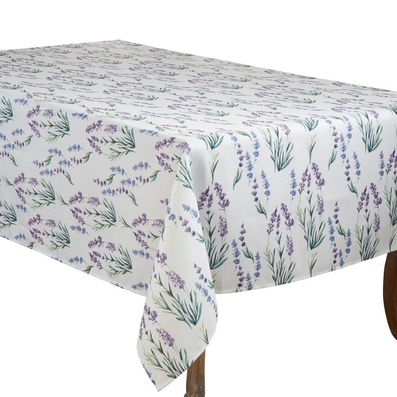 Saro Lifestyle Lavender Tablecloth, Lavender, 50" x 70", 2 of 6