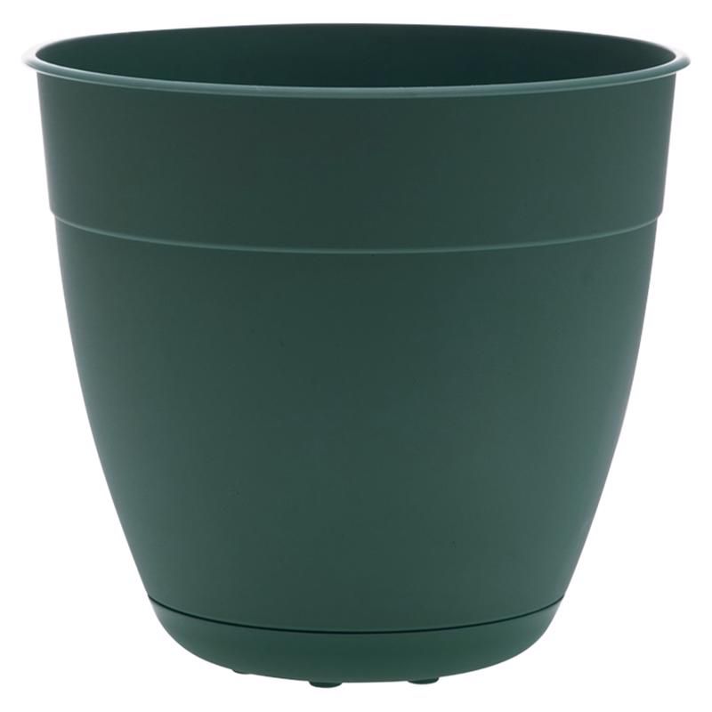 Bloem Dayton 7.5 in. H X 8 in. D Plastic Transitional Planter Turtle Green, 1 of 2