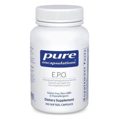 Pure Encapsulations E.P.O. (Evening Primrose Oil) - Hypoallergenic Dietary Supplement Containing 9% GLA