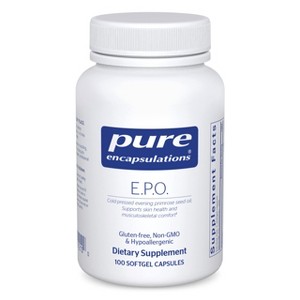 Pure Encapsulations E.P.O. (Evening Primrose Oil) - Hypoallergenic Dietary Supplement Containing 9% GLA - 1 of 4