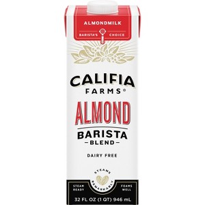 Califia Farms Almond Barista Blend Almond Milk Creamer - 32 fl oz - 1 of 4