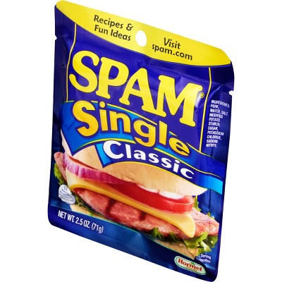 SPAM Single Classic 2.5 oz Pack