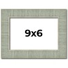 PosterPalooza | Photo Size Sculpted Blue Picture Frame - UV Acrylic, Foam Board Backing, Hanging Hardware - 2 of 4