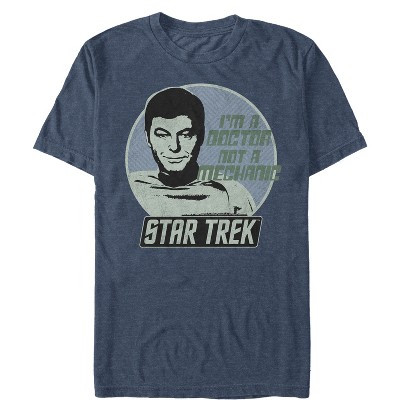 Men's Star Trek: The Original Series Bones I'm a Doctor Not a Mechanic T-Shirt