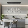31-Light Dimmable Rectangle Ranidrop LED Crystal Chandelier - 4 of 4