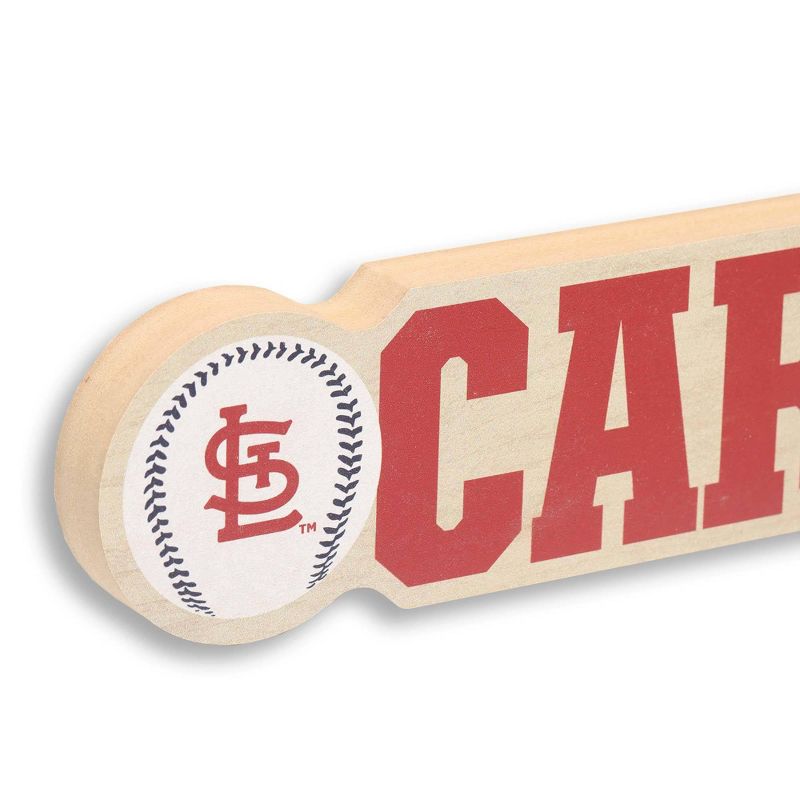 MLB St. Louis Cardinals Chunky Wood Wall Sign, 4 of 5