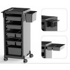Salon Trolley Cart - Hair Salon Station Equipment, 4 Drawers & 2 Storage Baskets - 2 of 4