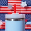 CharCharms 6pk 40oz Americana Pattern Straws - 4 of 4