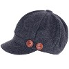 David & Young Women's Brushed Knit Jersey Cabbie Hat - 4 of 4