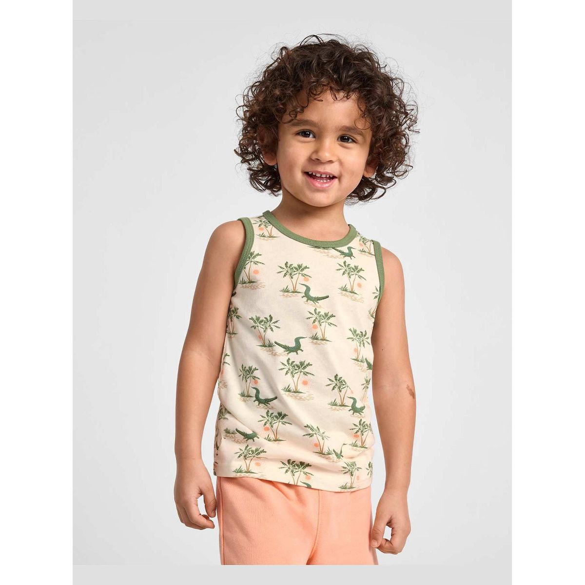 The Children's Place Toddler Boys Sleeveless Crocodile Tank Top