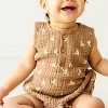 Girl Birds Printed Muslin Romper - Makemake Organics - 2 of 4