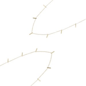 Adornia Gold 2-PIECE Charm Necklace HOLIDAY Set - 1 of 3