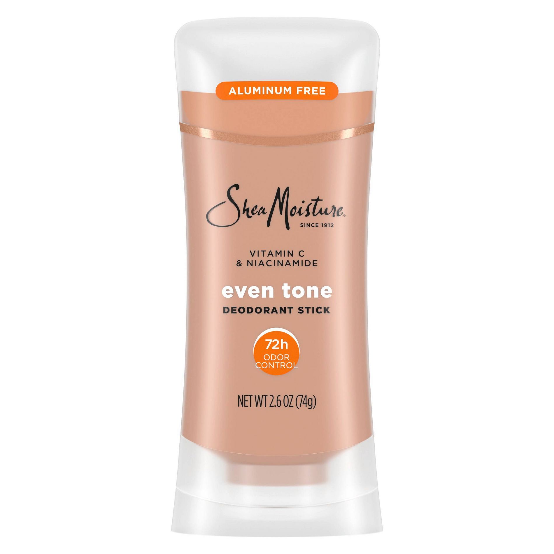 SheaMoisture Solid Deodorant Stick Even Tone - Vitamin C & Niacinamide - Aluminum-Free 2.6oz