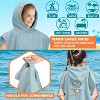 SUN CUBE Kids Changing Robe Surf Beach Towels, Quick Dry Wearable Towel Hood Pocket, Wetsuit Changing Cape for Toddler Boys Girls Teen 3-12 - 4 of 4
