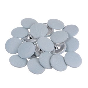 Unique Bargains Metal Shank Round Cloth Covered DIY Sewing Buttons 20 Pcs - 1 of 4