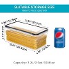 4-PCS 3.2L Airtight Plastic Spaghetti Canisters for Pasta, BPA-Free - 2 of 4
