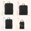 BLISSFORD Compression Packing Cubes Travel, Compression Bags, Packing Cubes for Carry-on Suitcases, Suitcase Organizer Bags Set, with Inside Pockets - 4 of 4