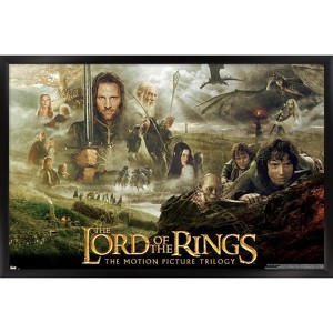 Trends International The Lord of the Rings: The Motion Picture Trilogy Framed Wall Poster Prints - 1 of 4