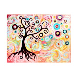 Natasha Wescoat 'Enlightened' Canvas Art - 1 of 4