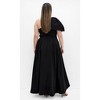 Women's Plus Size Captivate Maxi Dress - black | CITY CHIC - 4 of 4