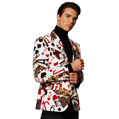 OppoSuits Men s Blazer King Of Clubs Multicolor Size US 36