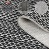 Printed Area Rug, Realistic Braided-Look Textured Rugs, Machine Washable Non-Slip Indoor Carpet for Living Room, Bedroom & Durable Home Decor - 3 of 4