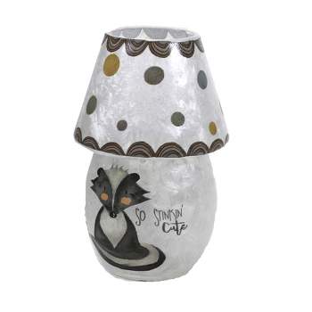 Stony Creek Cute Animal Lit Votive W/Shade  -  One Pre-Lit Glass Decorative Light 5.75 Inches -  Childs Room  -   -  Glass  -  Multicolored