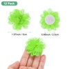 Unique Bargains Mesh Fabric Full Chiffon Flowers for DIY 12 Pcs - 3 of 4