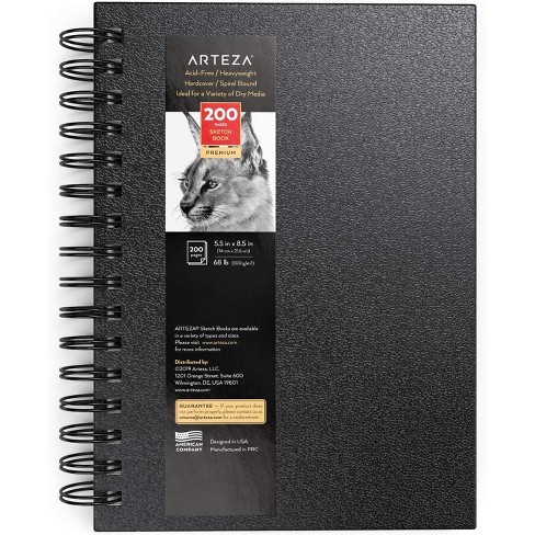 A5 Sketchbook with Tracing Paper — black graphyte - The Sketchbook