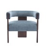 Christopher Knight Home Noah Modern Rubberwood Upholstered Accent Arm Chair - 2 of 4