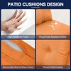 Buenhomino Outdoor Seat Cushion Set 25 x 22 x 4 Inch,Waterproof & Fade Resistant Outdoor Chair Cushions,Deep Seat Cushion with Removable Cover - 3 of 4