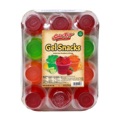 Senor Rico Gelatin Snacks - 42oz/12ct