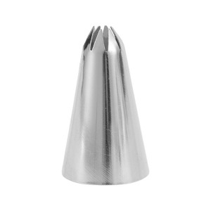 Unique Bargains Piping Tip Stainless Steel Silver Tone 0.7"x1.3" 1 Pcs - 1 of 3