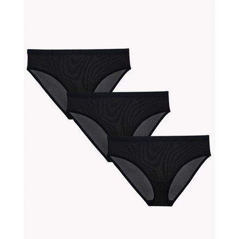 6 Pack Women Cotton Sexy underwear String Thongs Black color Panties Size  XS-3X