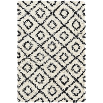 Unique Loom Trellis Shag Ruth Trellis Indoor Woven Area Rug