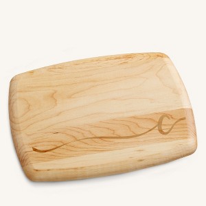Personalization Mall Initial Maple Bar Board, 8x11 - 1 of 1