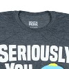 Seven Times Six South Park T-Shirt Men's Eric Cartman Seriously You Guys Short Sleeve Tee Grey - 3 of 3