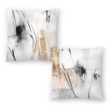 Americanflat Abstract Fortnight I By Pi Creative Art Throw Pillow