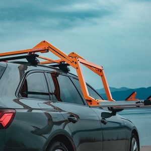 TOOENJOY Heavy-Duty Kayak Lift Assist Roof Rack, 100 LBS Capacity Kayak Canoe Rooftop Loader, Elevating Assist System for Easy Loading - 1 of 4